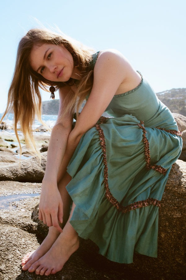 BASILIA - VESTIDO CON ESCOTE HALTER
