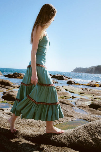 BASILIA - VESTIDO CON ESCOTE HALTER