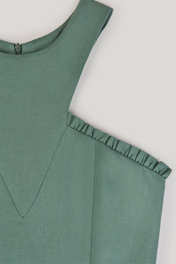 BASILIA - VESTIDO CON ESCOTE HALTER