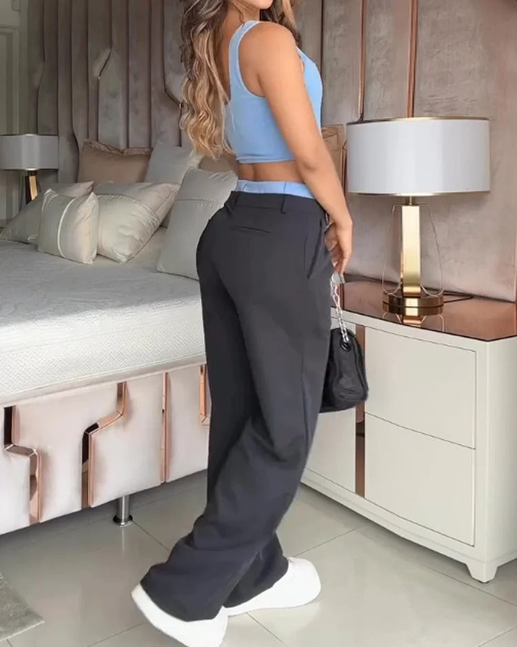 NANDY - CONJUNTO TOP Y PANTALÓN