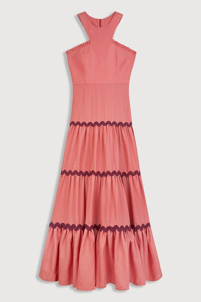 BASILIA - VESTIDO CON ESCOTE HALTER