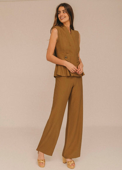 JUSTA - CONJUNTO TOP Y PANTALÓN