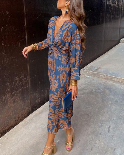 MELISSA - VESTIDO CON ESTAMPADO SATINADO