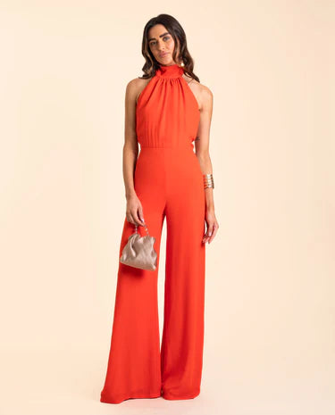 LILIBETH - MONO PALAZZO CON CUELLO HALTER