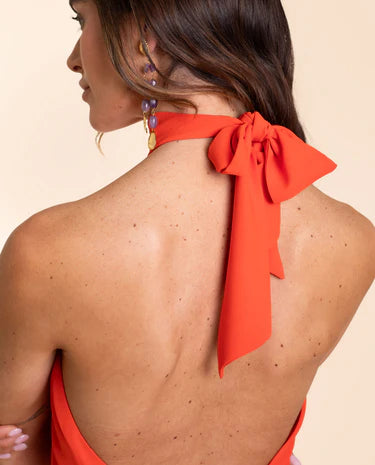 LILIBETH - MONO PALAZZO CON CUELLO HALTER