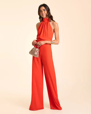 LILIBETH - MONO PALAZZO CON CUELLO HALTER