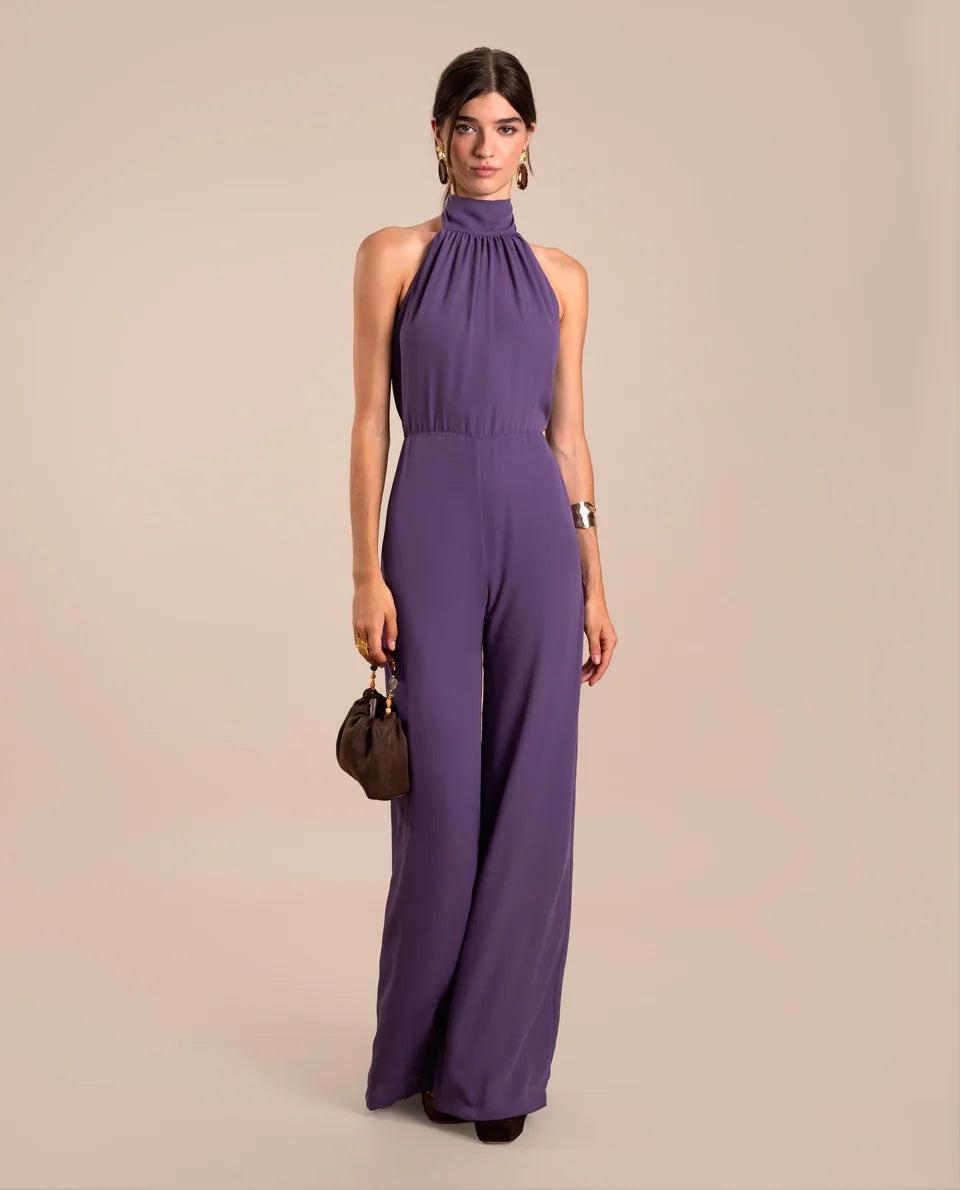 LILIBETH - MONO PALAZZO CON CUELLO HALTER