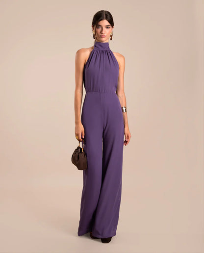 LILIBETH - MONO PALAZZO CON CUELLO HALTER