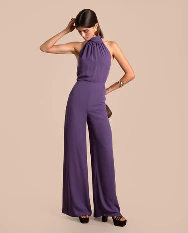 LILIBETH - MONO PALAZZO CON CUELLO HALTER