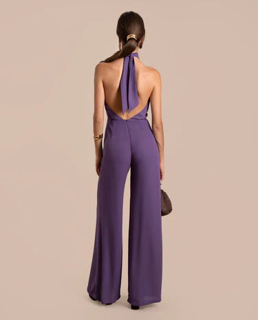 LILIBETH - MONO PALAZZO CON CUELLO HALTER