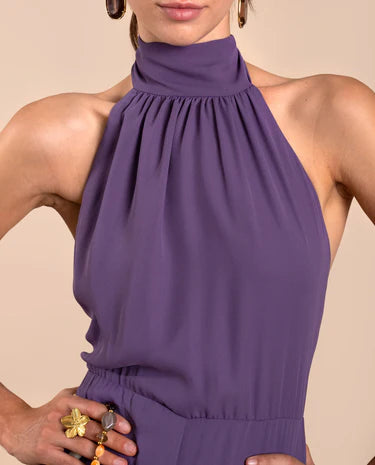 LILIBETH - MONO PALAZZO CON CUELLO HALTER