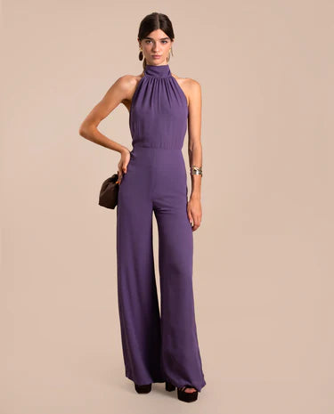 LILIBETH - MONO PALAZZO CON CUELLO HALTER