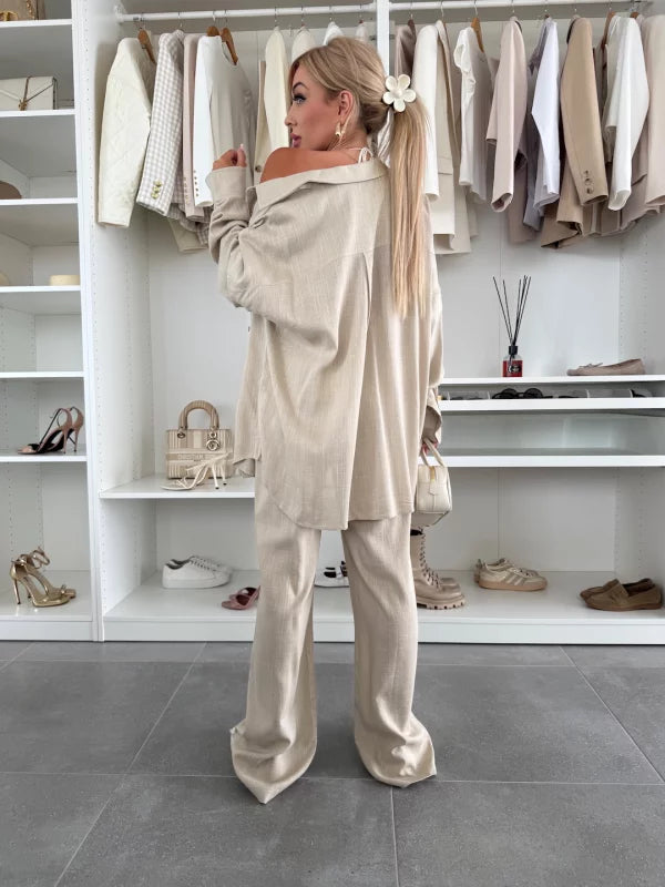 SHEILA - CONJUNTO CAMISA Y PANTALÓN