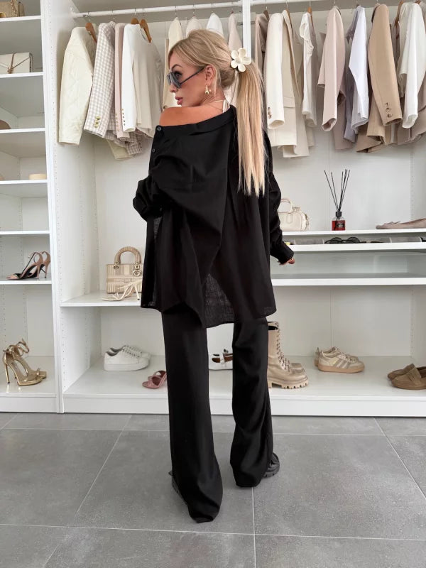 SHEILA - CONJUNTO CAMISA Y PANTALÓN