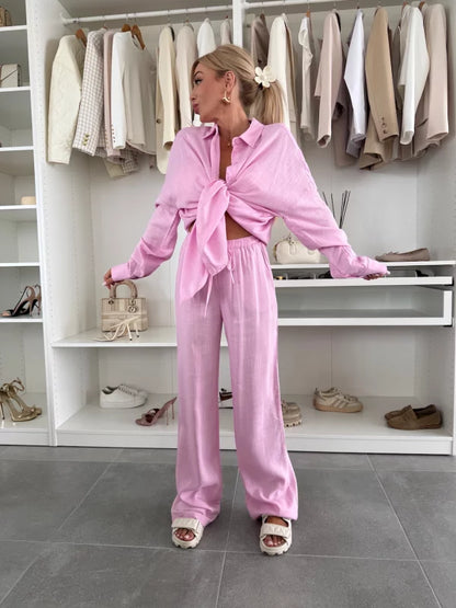 SHEILA - CONJUNTO CAMISA Y PANTALÓN