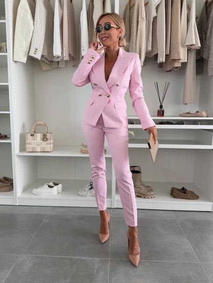 FÁTIMA - CONJUNTO DE BLAZER Y PANTALÓN