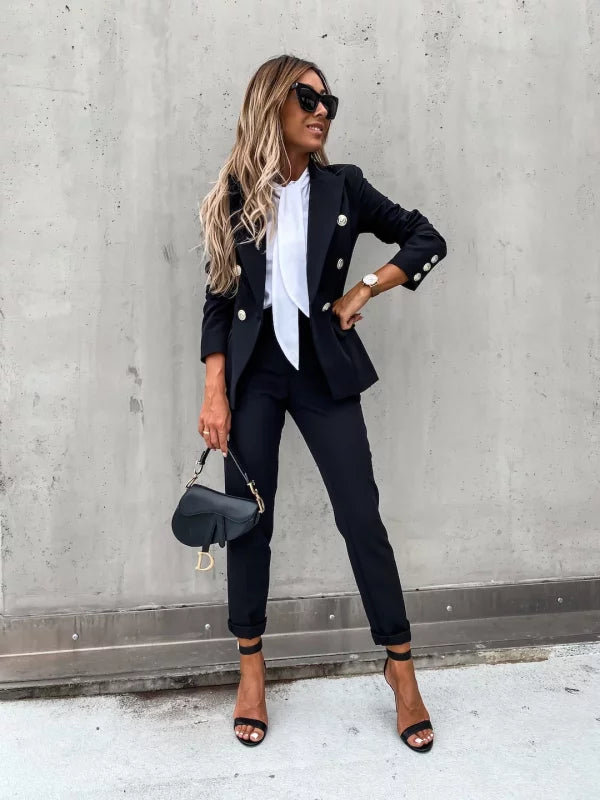 FÁTIMA - CONJUNTO DE BLAZER Y PANTALÓN