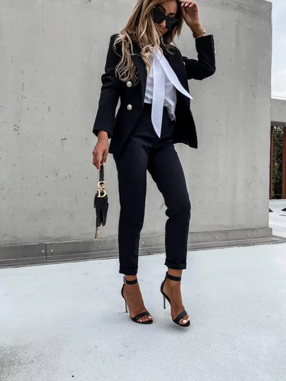 FÁTIMA - CONJUNTO DE BLAZER Y PANTALÓN