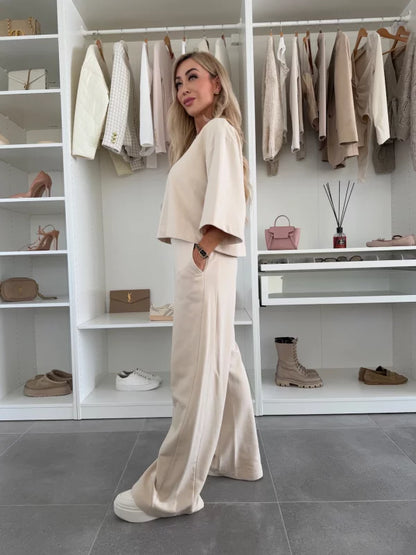 AURORA - CONJUNTO DE BLUSA Y PANTALÓN