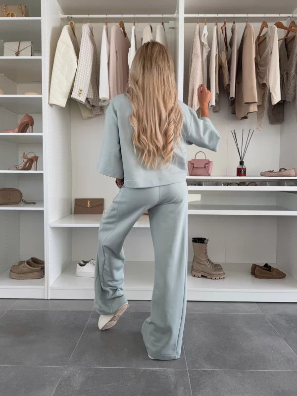 AURORA - CONJUNTO DE BLUSA Y PANTALÓN
