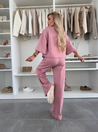AURORA - CONJUNTO DE BLUSA Y PANTALÓN