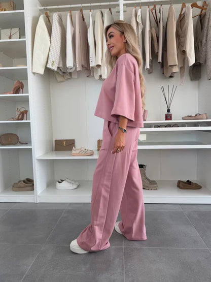 AURORA - CONJUNTO DE BLUSA Y PANTALÓN
