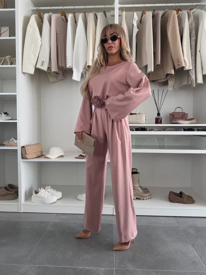 FABIOLA - CONJUNTO DE BLUSA Y PANTALÓN
