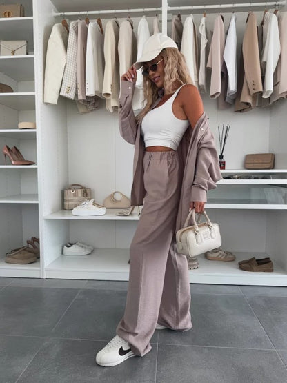 ERICA - CONJUNTO DE CAMISA Y PANTALÓN
