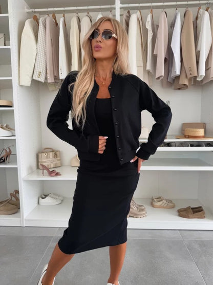 DALILA - CONJUNTO VESTIDO Y SUDADERA
