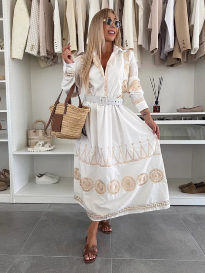 JAZMÍN - VESTIDO DE ALGODÓN BLANCO