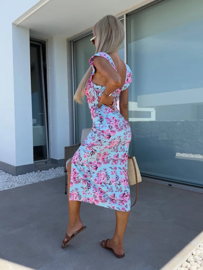HELENA - VESTIDO CON ABERTURA LATERAL