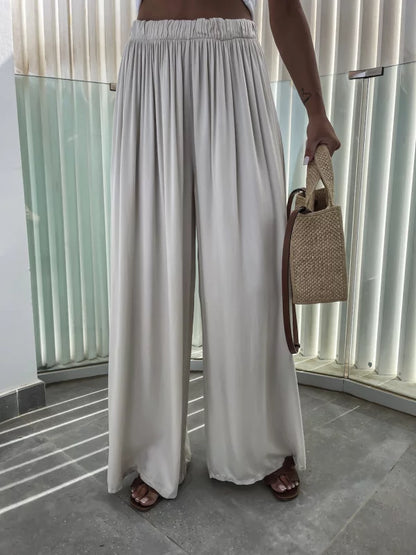 LINA - PANTALÓN HOLGADO DE VISCOSA