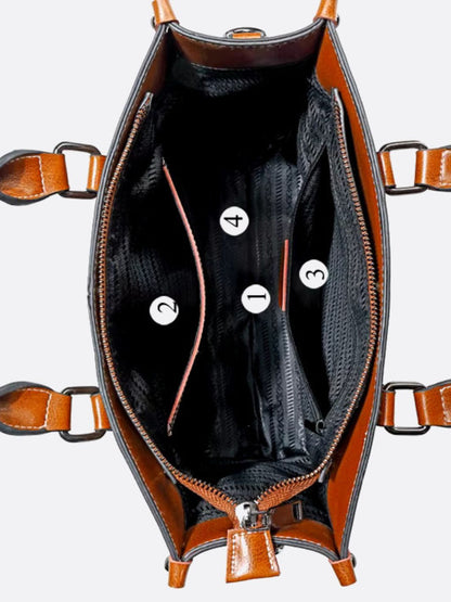 ROSA - BOLSO TOTE DE CUERO