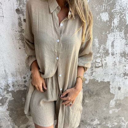 HANA - CONJUNTO DE BLUSA Y SHORT