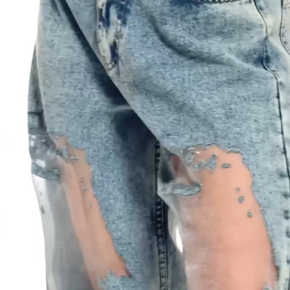 ALESSIA - JEANS ESTILO PATCHWORK VINTAGE