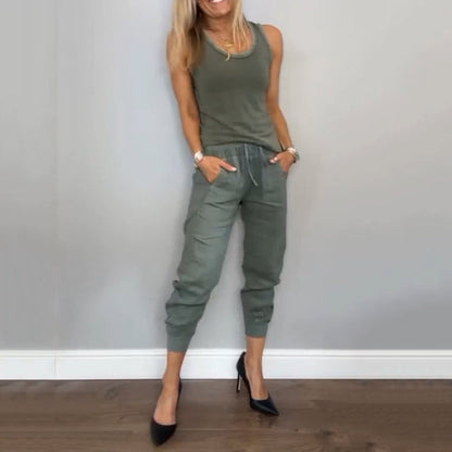 EMILIA - CONJUNTO TOP Y PANTALÓN