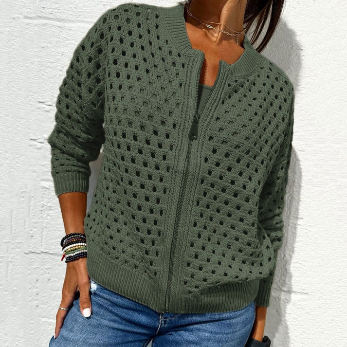 REME - CHAQUETA DE PUNTO CON CREMALLERA