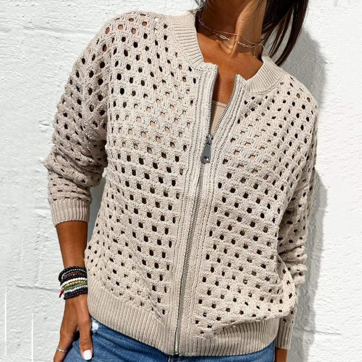 REME - CHAQUETA DE PUNTO CON CREMALLERA