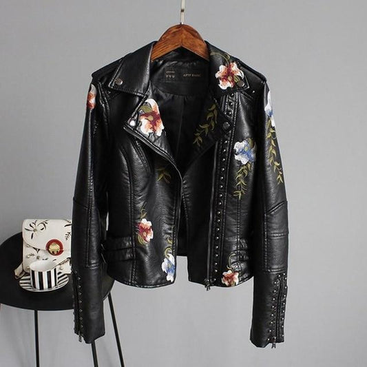 JANA - CHAQUETA CON BORDADO FLORAL