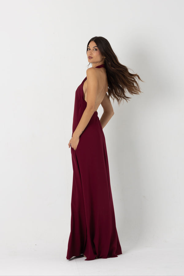 PAULINA - VESTIDO CON ESCOTE HALTER