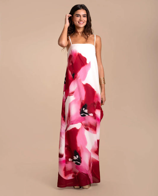 DAYANA - VESTIDO CON ESTAMPADO FLORAL