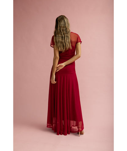 ANABELLA - VESTIDO DE TUL CON FRUNCIDOS